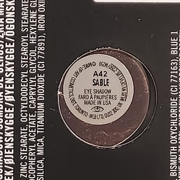 MAC Eye Shadow Refill Pan *SABLE* / .05 oz / New in box - Picture 4 of 5